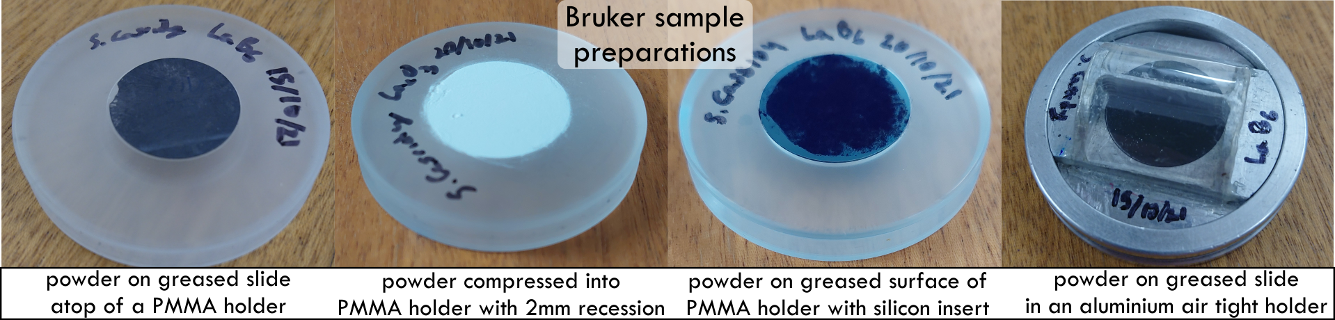 bruker sample holders 